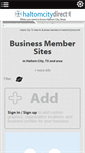 Mobile Screenshot of members.haltomcitydirect.info